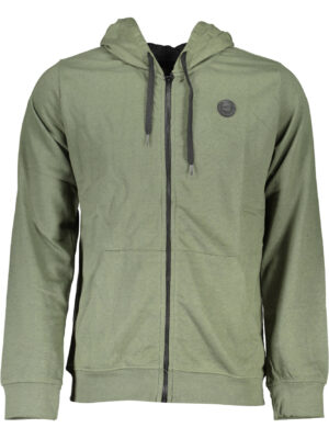 SUDADERA CON CREMALLERA PARA HOMBRE GIAN MARCO VENTURI VERDE