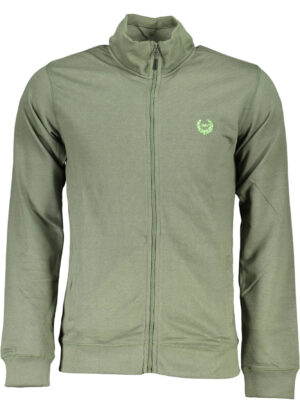 SUDADERA CON CREMALLERA PARA HOMBRE GIAN MARCO VENTURI VERDE