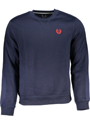 SUDADERA AZUL SIN CREMALLERA GIAN MARCO VENTURI HOMBRE