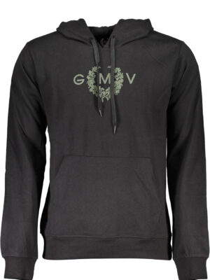 SUDADERA SIN CREMALLERA NEGRA DE HOMBRE GIAN MARCO VENTURI