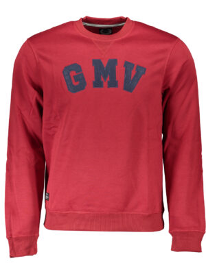SUDADERA DE HOMBRE ROJA CON CREMALLERA GIAN MARCO VENTURI