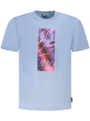 CAMISETA DE MANGA CORTA DE HOMBRE AZUL GIAN MARCO VENTURI