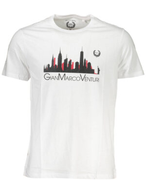 CAMISETA HOMBRE MANGA CORTA GIAN MARCO VENTURI BLANCO