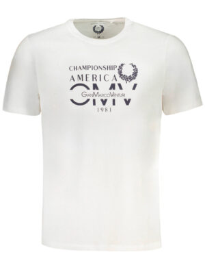 CAMISETA MANGA CORTA HOMBRE GIAN MARCO VENTURI BLANCO