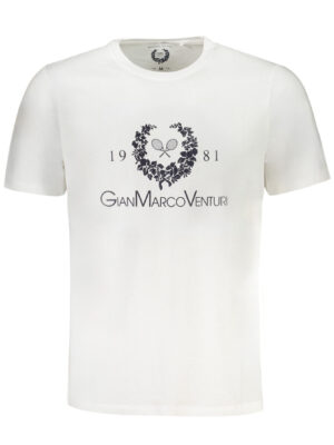 CAMISETA MANGA CORTA HOMBRE GIAN MARCO VENTURI BLANCO