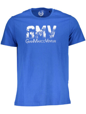 CAMISETA DE MANGA CORTA DE HOMBRE AZUL GIAN MARCO VENTURI
