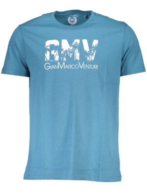 CAMISETA DE MANGA CORTA DE HOMBRE AZUL GIAN MARCO VENTURI