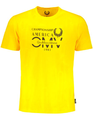 CAMISETA MANGA CORTA HOMBRE GIAN MARCO VENTURI AMARILLA
