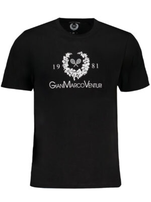 CAMISETA MANGA CORTA HOMBRE GIAN MARCO VENTURI NEGRO