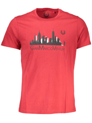 CAMISETA MANGA CORTA HOMBRE GIAN MARCO VENTURI ROJA