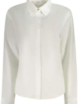 Camisa de manga larga Guess Jeans para mujer, color blanco