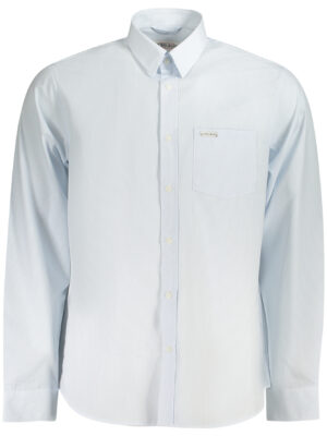 Camisa de manga larga GUESS JEANS para hombre azul