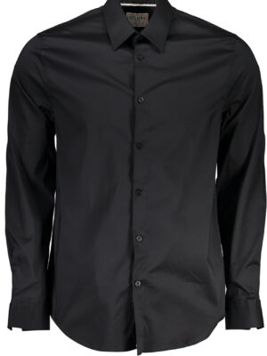 CAMISA MANGA LARGA HOMBRE GUESS JEANS NEGRO