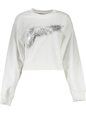 SUDADERA GUESS JEANS SIN CREMALLERA MUJER BLANCO
