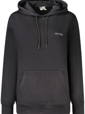SUDADERA GUESS JEANS SIN CREMALLERA MUJER NEGRA