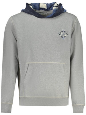 SUDADERA GUESS JEANS SIN CREMALLERA HOMBRE GRIS