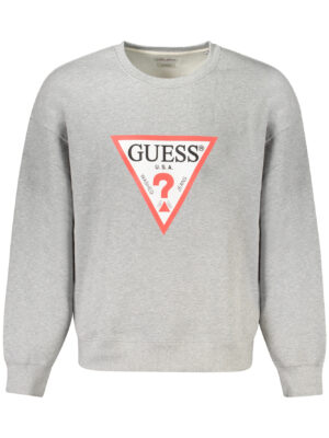 SUDADERA GUESS JEANS SIN CREMALLERA HOMBRE GRIS