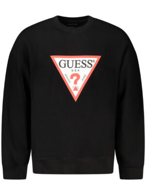 SUDADERA GUESS JEANS SIN CREMALLERA HOMBRE NEGRO