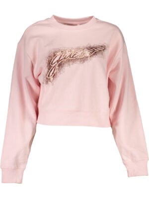 SUDADERA GUESS JEANS SIN CREMALLERA HOMBRE ROSA