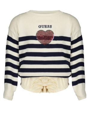 JERSEY GUESS JEANS BLANCO NIÑA