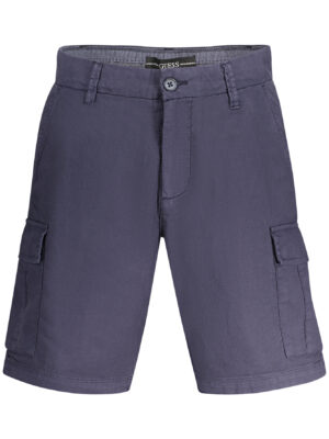 PANTALONES BERMUDAS GUESS JEANS PARA HOMBRE AZUL