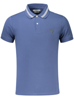 GUESS JEANS POLO MANGA CORTA HOMBRE AZUL