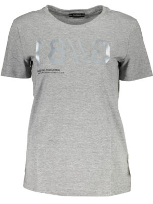 CAMISETA DE MANGA CORTA GUESS JEANS MUJER GRIS