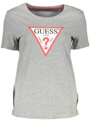 CAMISETA DE MANGA CORTA GUESS JEANS MUJER GRIS