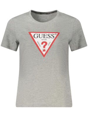 CAMISETA DE MANGA CORTA GUESS JEANS MUJER GRIS