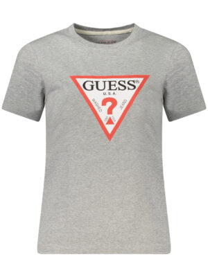 CAMISETA DE MANGA CORTA GUESS JEANS MUJER GRIS