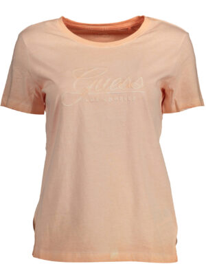 CAMISETA DE MANGA CORTA PARA MUJER GUESS JEANS ROSA