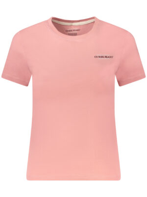 CAMISETA DE MANGA CORTA PARA MUJER GUESS JEANS ROSA