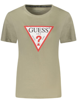 CAMISETA DE MANGA CORTA GUESS JEANS VERDE PARA MUJER