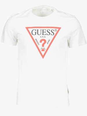 CAMISETA GUESS JEANS MANGA CORTA HOMBRE BLANCA