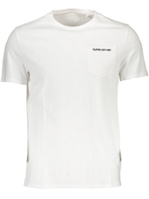 CAMISETA GUESS JEANS MANGA CORTA HOMBRE BLANCA