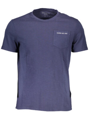 CAMISETA GUESS JEANS MANGA CORTA HOMBRE AZUL
