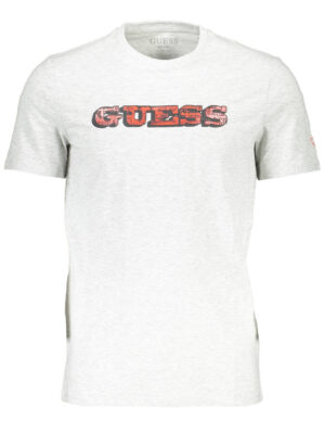 CAMISETA MANGA CORTA HOMBRE GUESS JEANS GRIS