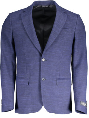 CHAQUETA GUESS MARCIANO CLÁSICA AZUL MUJER