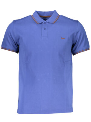 POLO MANGA CORTA HOMBRE HARMONT & BLAINE AZUL