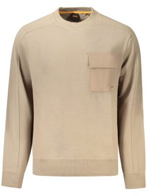 SUDADERA HUGO BOSS SIN CREMALLERA HOMBRE BEIGE