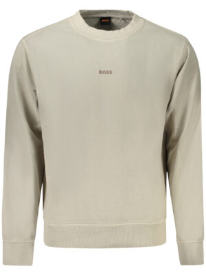 SUDADERA HUGO BOSS SIN CREMALLERA HOMBRE BEIGE