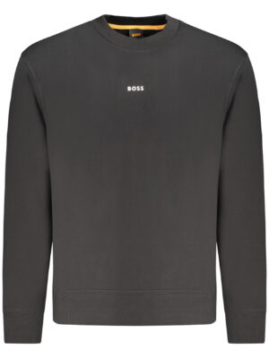 SUDADERA HUGO BOSS CON CREMALLERA NEGRA PARA HOMBRE