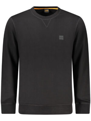 SUDADERA HUGO BOSS CON CREMALLERA NEGRA PARA HOMBRE