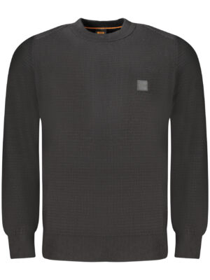 SUÉTER NEGRO HUGO BOSS PARA HOMBRE