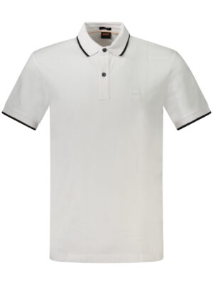 POLO HUGO BOSS MANGA CORTA HOMBRE BLANCO