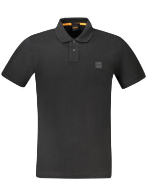 POLO HUGO BOSS MANGA CORTA HOMBRE NEGRO