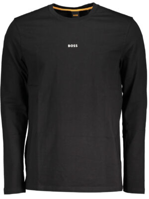 CAMISETA MANGA LARGA HOMBRE HUGO BOSS NEGRA
