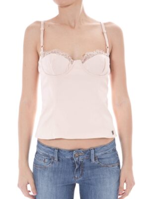 JOHN GALLIANO TOP MUJER ROSA