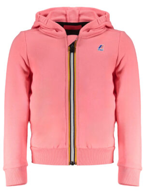 SUDADERA K-WAY CREMALLERA ROSA NIÑA