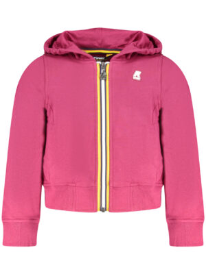 SUDADERA CON CREMALLERA K-WAY NIÑA MORADA